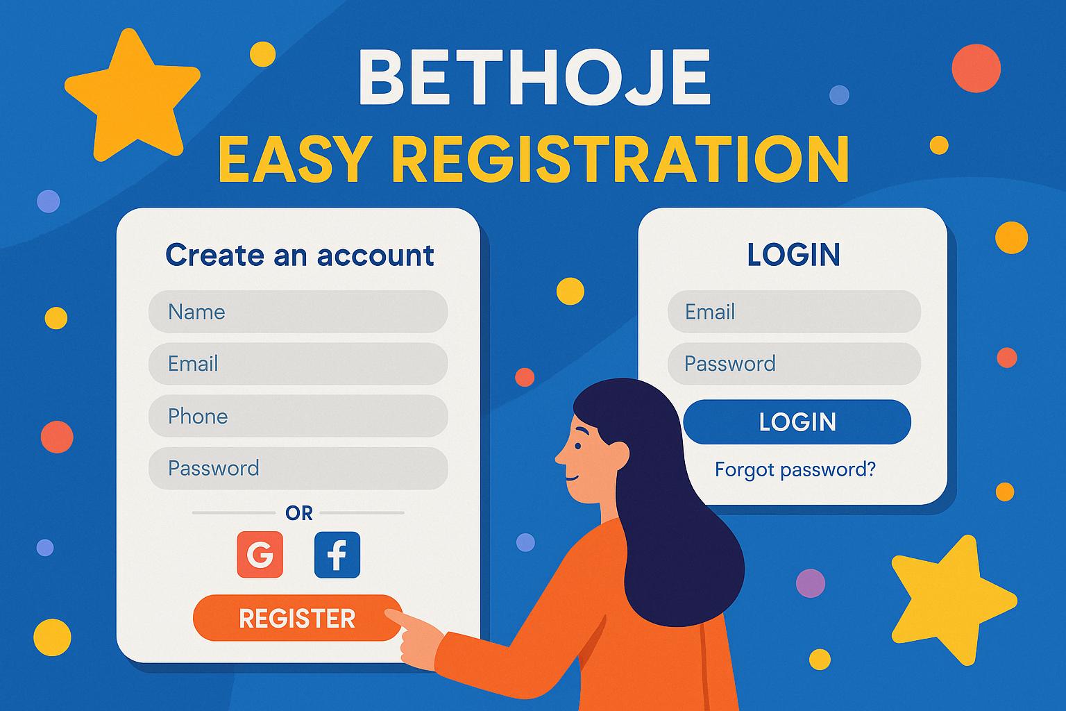 Não Perca tempo, o rRgistro na site BETHOJE